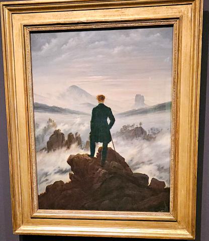 Caspar David Friedrich - Der Wanderer über dem Nebelmeer