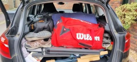Alles ist verstaut