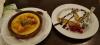 Crema Catalan und Mandelkuchen