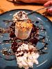Haus Krücken- Parfait aus weißem Nougat mit Haselnuss Krokant  dazu Dessertkirschen und Sahne (2025)